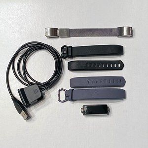 Fitbit Alta HR fitness tracker with bands